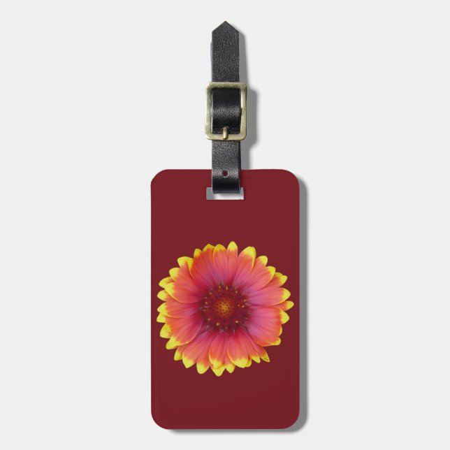 Etiqueta Para Maletas Gaillardia 1 (Frente Vertical)