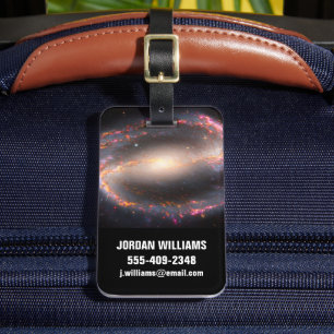 Etiqueta Para Maletas Galaxia Espiral Ngc 1300.