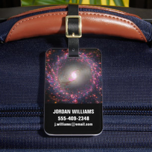 Etiqueta Para Maletas Galaxia Espiral Ngc 3351.