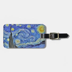 Etiqueta Para Maletas Galería nocturna Vincent van Gogh Starry Bella Art