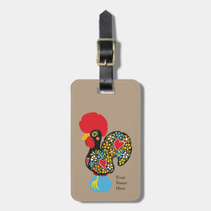Etiqueta Para Maletas Gallo famoso de Barcelos Portugal Nr. 06