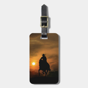 Etiqueta Para Maletas Gallopaje de bovinos y caballos