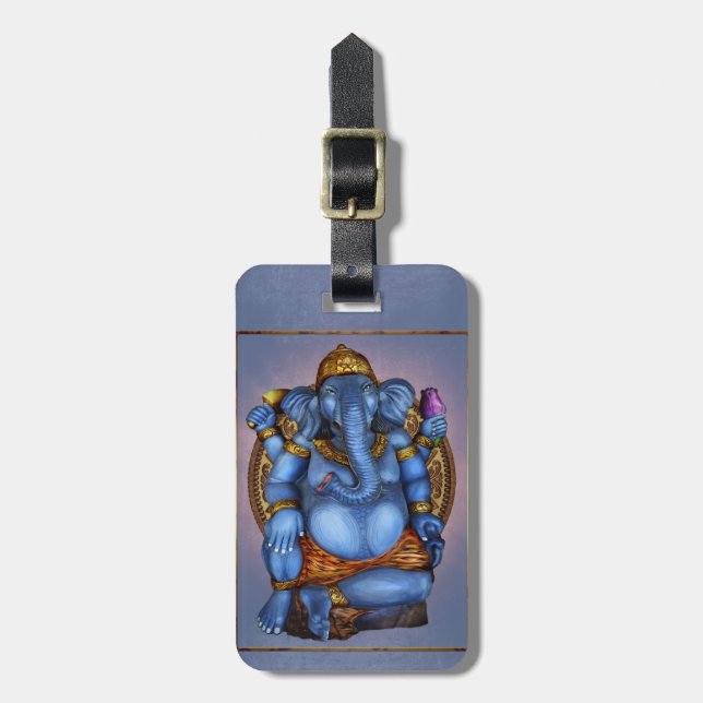 Etiqueta Para Maletas Ganesha (Frente Vertical)