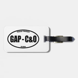 Etiqueta Para Maletas GAP: Oval de rumbo de C&O