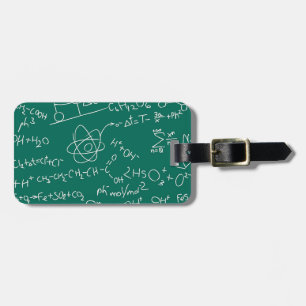 Etiqueta Para Maletas Garabatos de la química