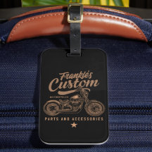 Garaje de motocicleta Bobber Personalizado de moto