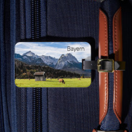 Etiqueta Para Maletas Garmisch Partenkirchen Alpes Bavaria Alemania
