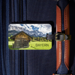 Etiqueta Para Maletas Garmisch Partenkirchen Bavaria Alpes Panorama