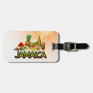 Etiqueta Para Maletas Gastronomía de Jamaica