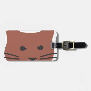 Etiqueta Para Maletas Gato 2