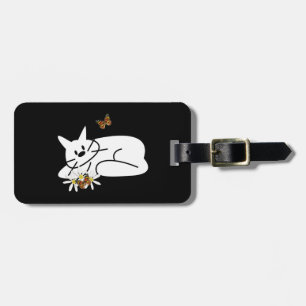 Etiqueta Para Maletas Gato del Doodle