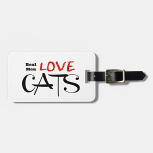 Etiqueta Para Maletas Gatos reales del amor de los hombres