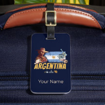 Gaucho vintage de Argentina con pelota de fútbol d
