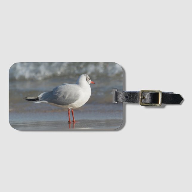 Etiqueta Para Maletas Gaviota (Anverso horizontal)