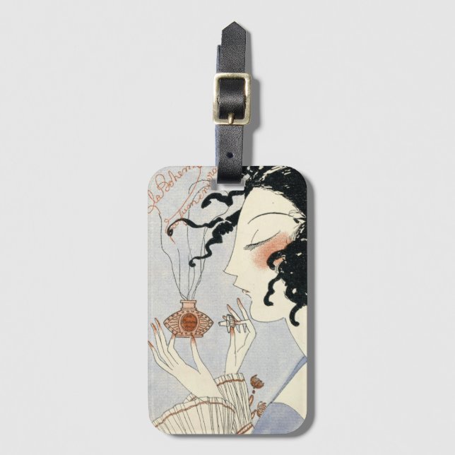 Etiqueta Para Maletas Gazette du Bon Ton (Anverso vertical)