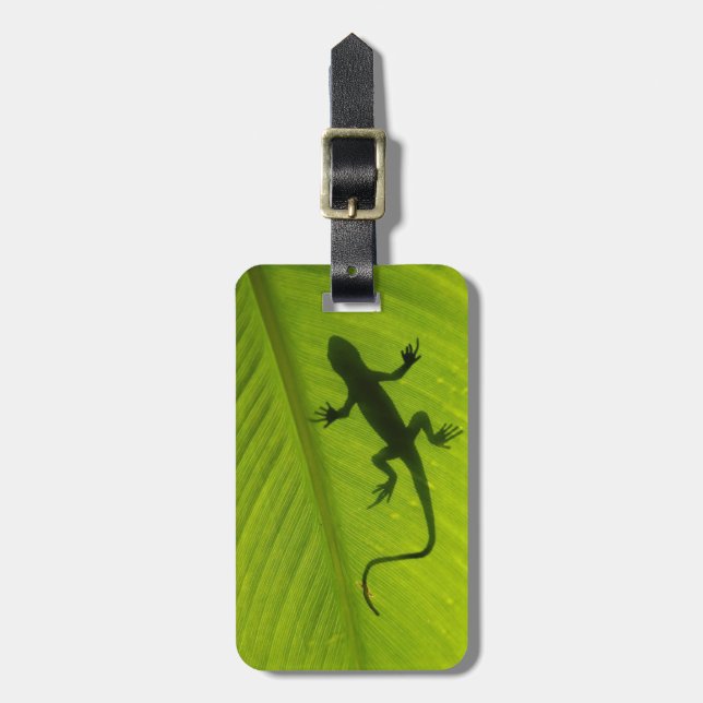 Etiqueta Para Maletas Gecko Silhouette (Frente Vertical)