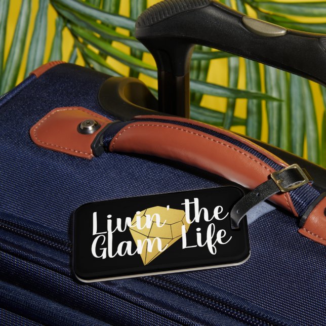 Etiqueta Para Maletas Gema de Vida Glam (Anverso In situ 3)
