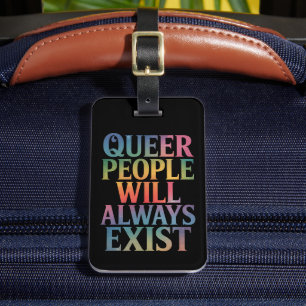 Etiqueta Para Maletas Gente queer siempre existirá aliado Orgullo LGBTQI