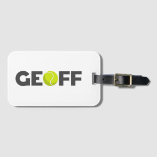 Etiqueta Para Maletas Geoff Tennis