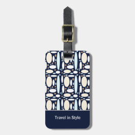 Etiqueta Para Maletas Geometric Elegance