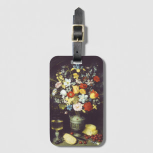 Etiqueta Para Maletas Georg Flegel Gran trozo de flores (en el nicho)