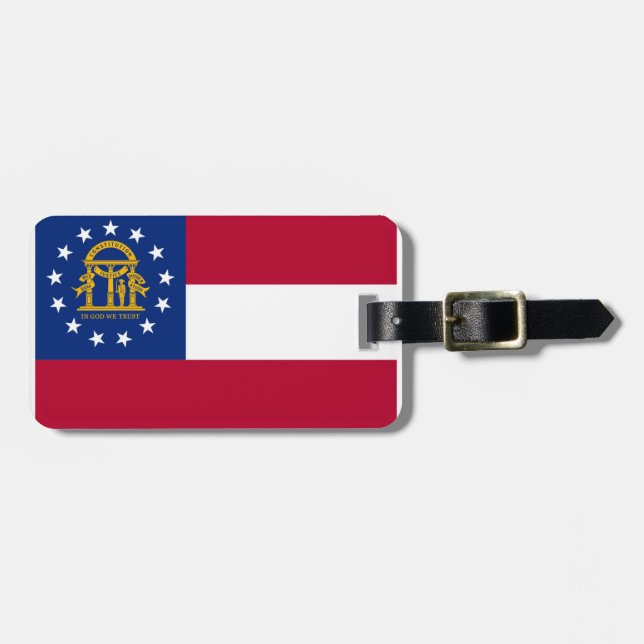 Etiqueta Para Maletas Georgia (Frente Horizontal)