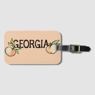 Etiqueta Para Maletas Georgia Peach