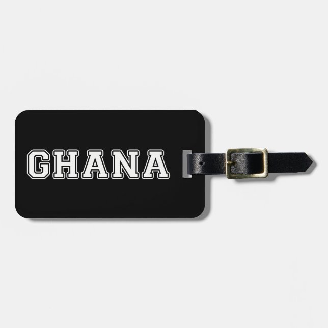Etiqueta Para Maletas Ghana (Frente Horizontal)