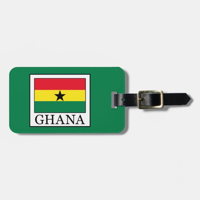 Etiqueta Para Maletas Ghana (Frente Horizontal)