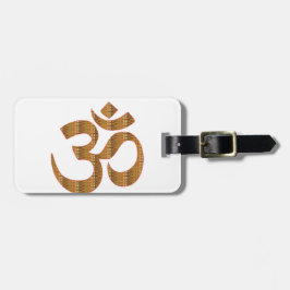 Etiqueta Para Maletas GIF del Hinduism del canto de la meditación de la