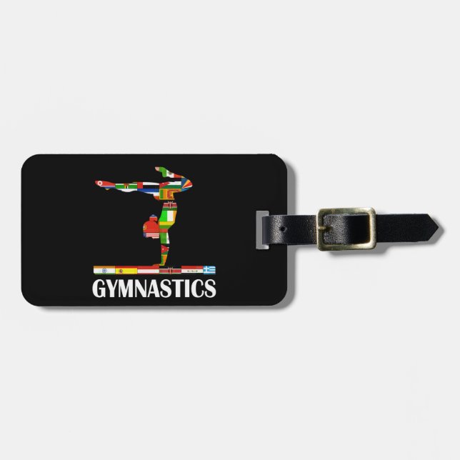 Etiqueta Para Maletas Gimnasia (Frente Horizontal)