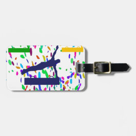 ETIQUETA PARA MALETAS GIMNASTICIA