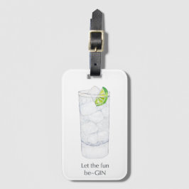Etiqueta Para Maletas Gin Cocktail Luaggtag