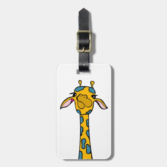 Etiqueta Para Maletas Giraffe (Frente Vertical)