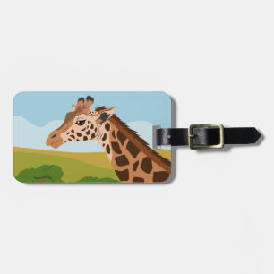 Etiqueta Para Maletas Giraffe