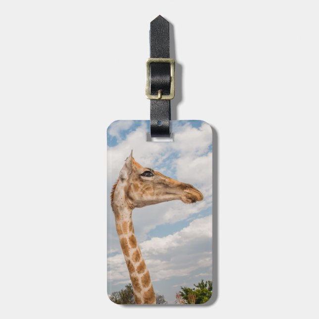 Etiqueta Para Maletas Giraffe arriba (Frente Vertical)