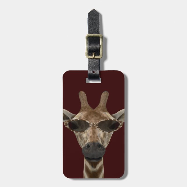 Etiqueta Para Maletas Giraffe Incognito (Frente Vertical)