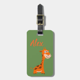 Etiqueta Para Maletas Giraffe personalizada