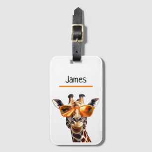 Etiqueta Para Maletas Giraffe personalizada
