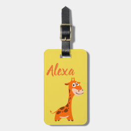 Etiqueta Para Maletas Giraffe personalizada