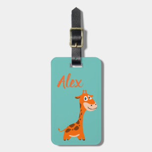 Etiqueta Para Maletas Giraffe personalizada