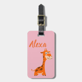 Etiqueta Para Maletas Giraffe personalizada