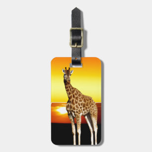 Etiqueta Para Maletas Giraffe Sunshine Popout Art,