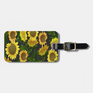 Etiqueta Para Maletas Girasol