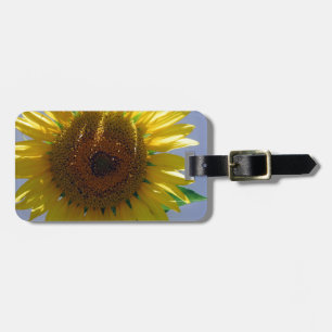 Etiqueta Para Maletas Girasol amarillo