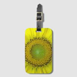 Etiqueta Para Maletas Girasol Amarillo