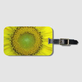 Etiqueta Para Maletas Girasol Amarillo