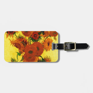 Etiqueta Para Maletas Girasoles de Van Gogh 15