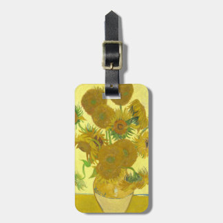 Etiqueta Para Maletas Girasoles de Van Gogh el | el | 1888
