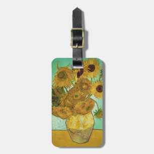 Etiqueta Para Maletas Girasoles de Vincent van Gogh el  , 1888